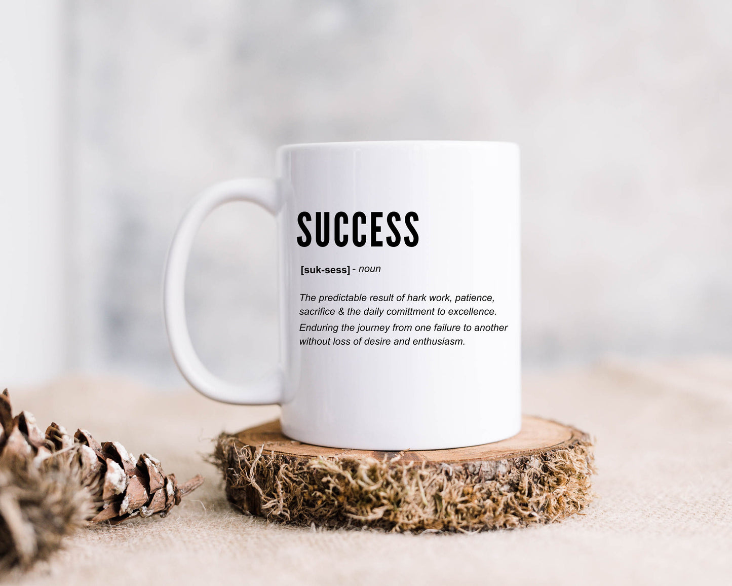 Success mindset coffee mug, gift for her, gift for him, office gift idea,motivational, business mindset, home kitchen decor, coffee lovers