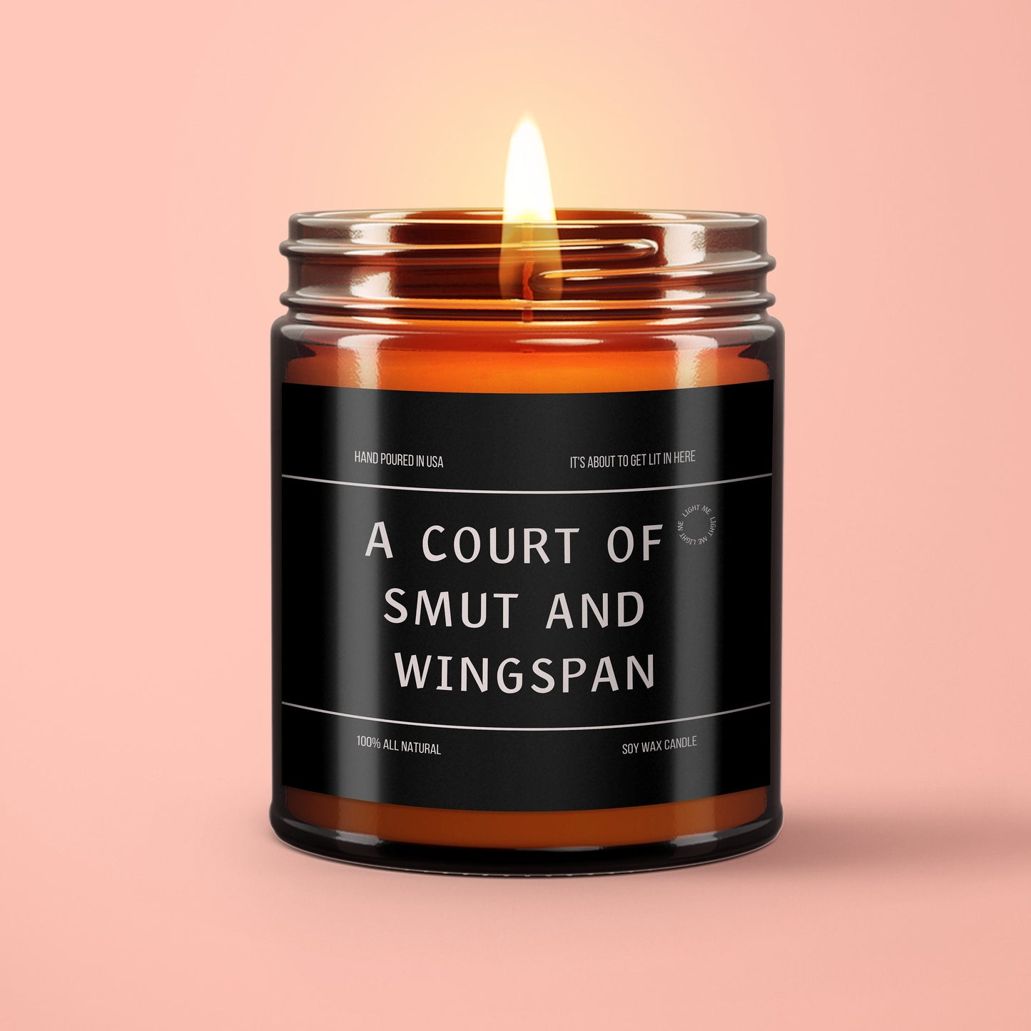 Funny Acotar Candle, Acotar fan gift, acomaf, A court of thorns and roses merch, Velaris Candle, Book Lover Candle, Literary Book Candle