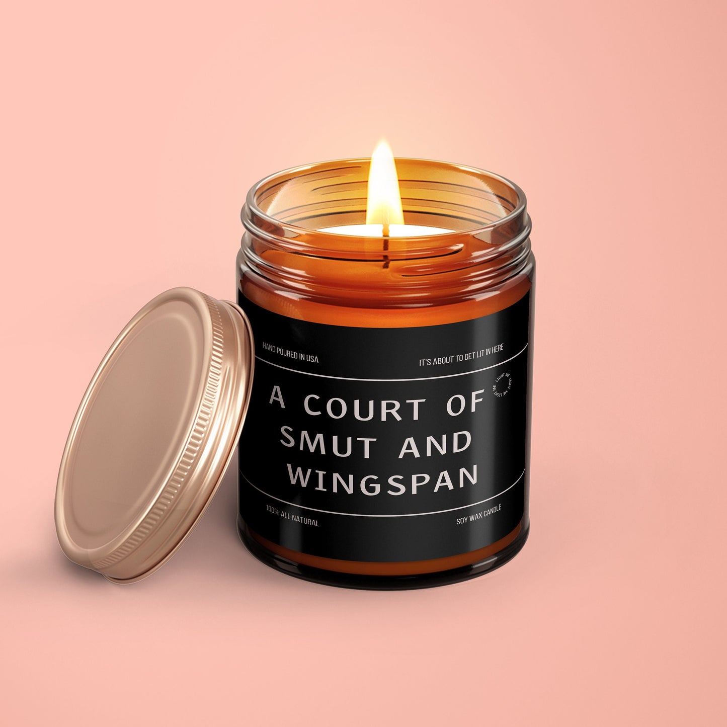 Funny Acotar Candle, Acotar fan gift, acomaf, A court of thorns and roses merch, Velaris Candle, Book Lover Candle, Literary Book Candle