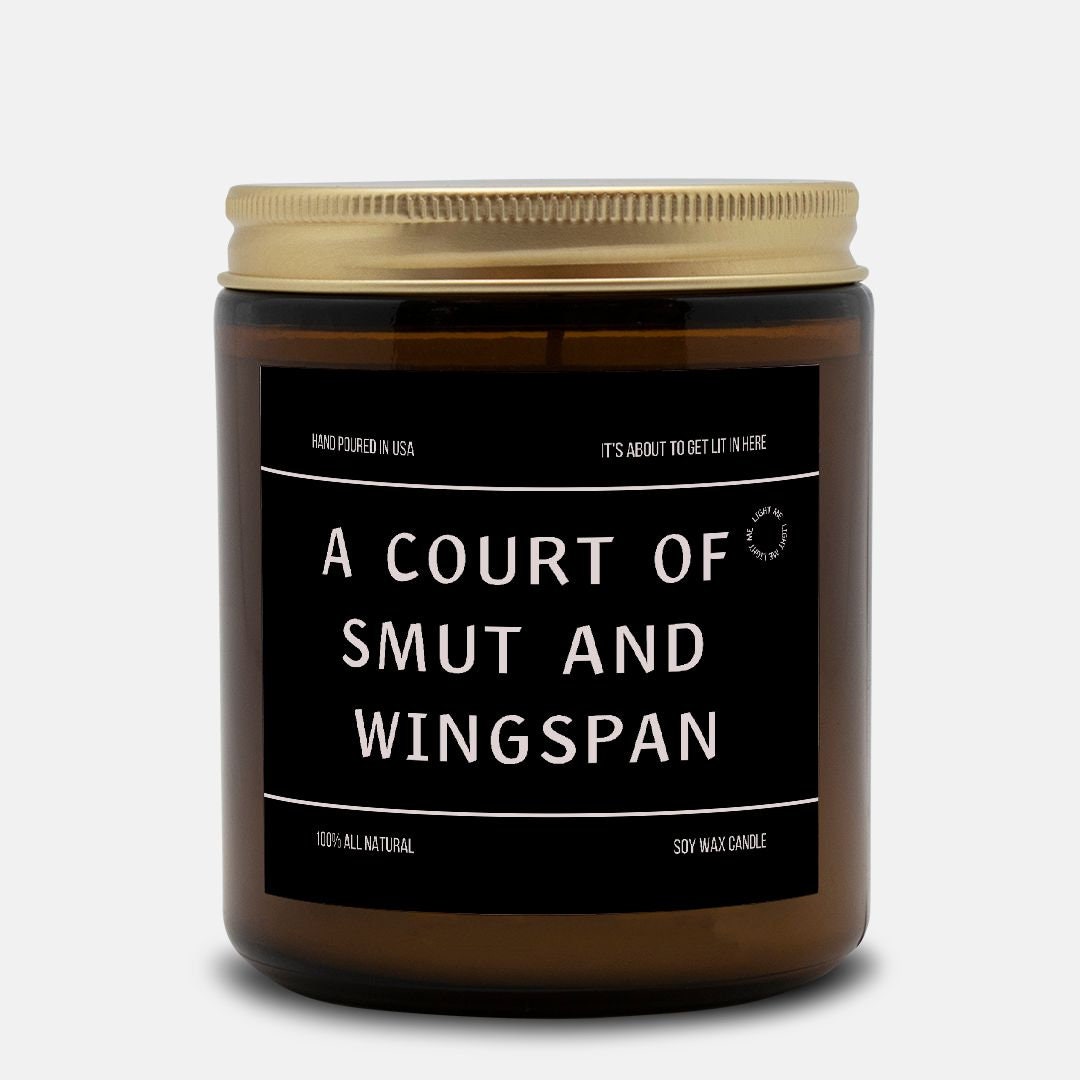 Funny Acotar Candle, Acotar fan gift, acomaf, A court of thorns and roses merch, Velaris Candle, Book Lover Candle, Literary Book Candle