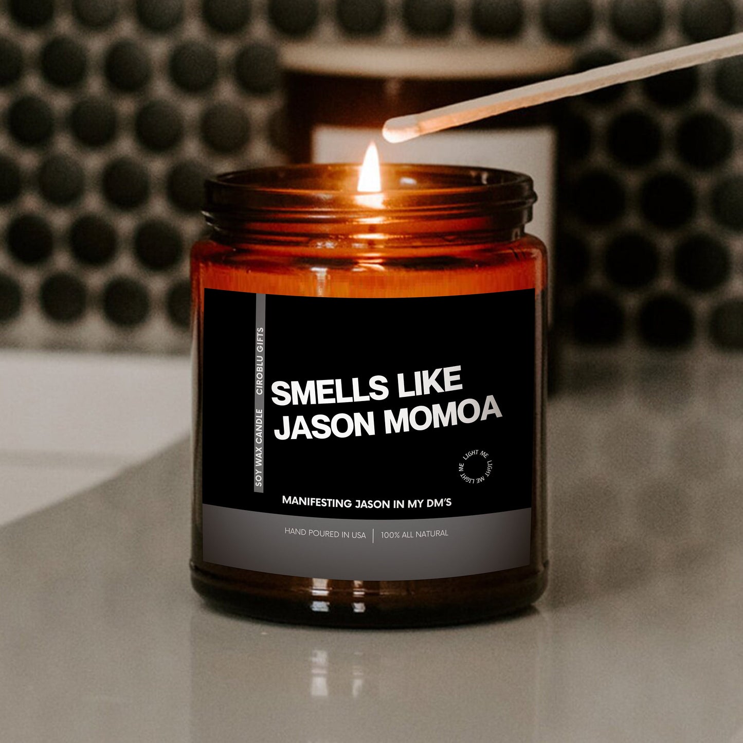 Funny Jason Mamoa Candle Jason Momoa Fan Gift Jason Momoa Candle Gift For Her