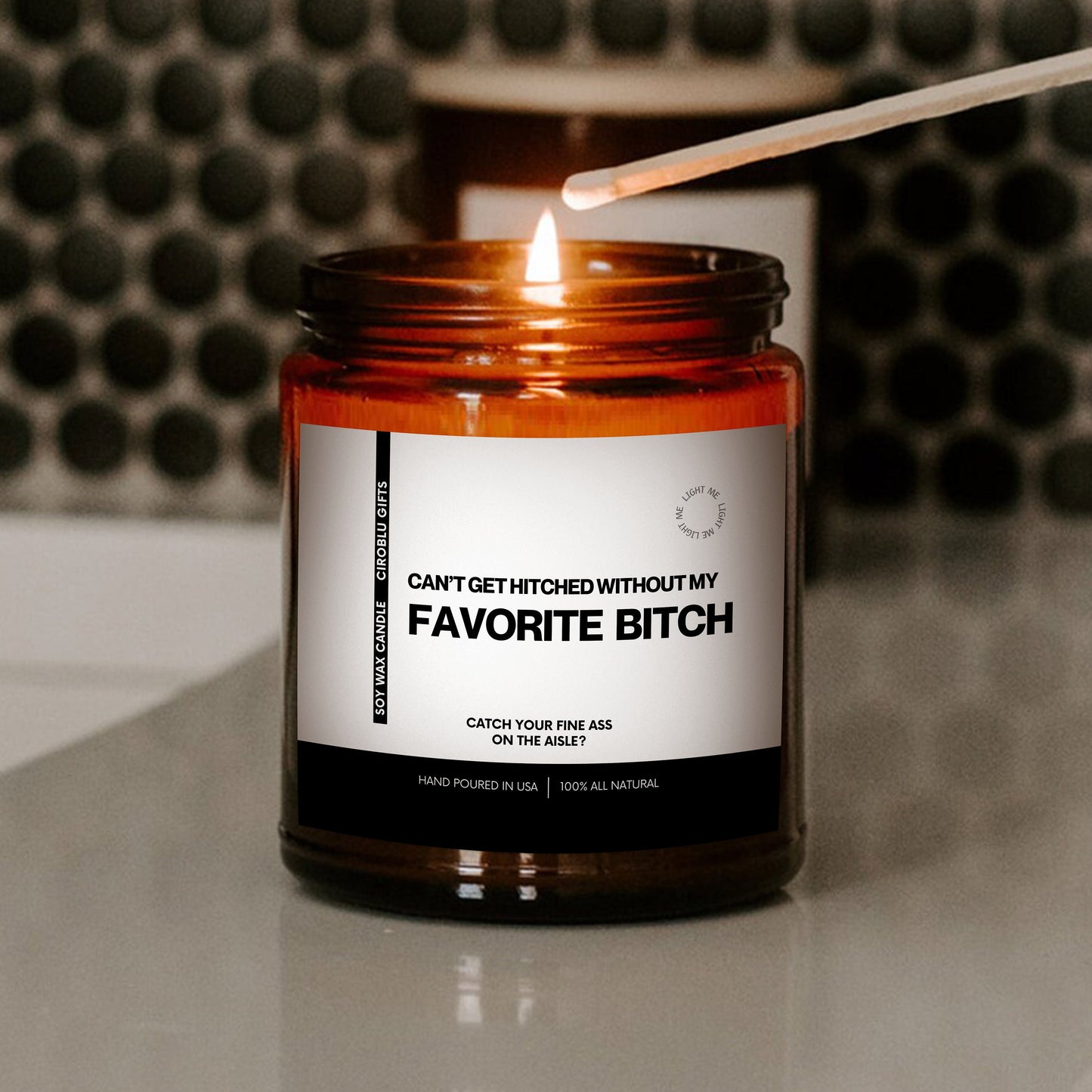 Funny Wedding Bridesmaid Proposal Candle MininBridal Party Proposal Box Gift Bridesmaid Proposal Box Maid of Honor Gift 9oz Candle