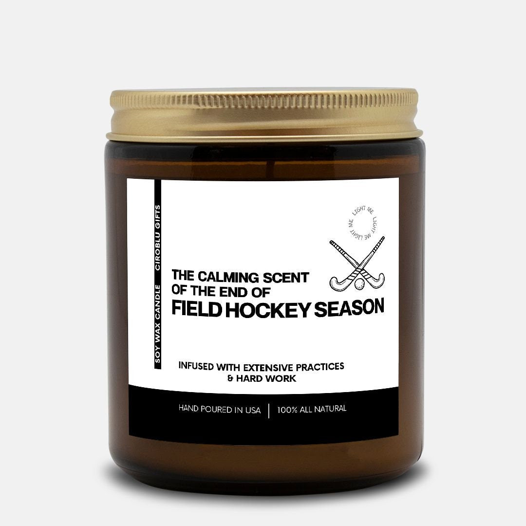 Field Hockey Candle Gift For Coach Field Hockey Coach Mom Dad Field Hockey Player Funny Coach Appreciation Gifts End Of Season