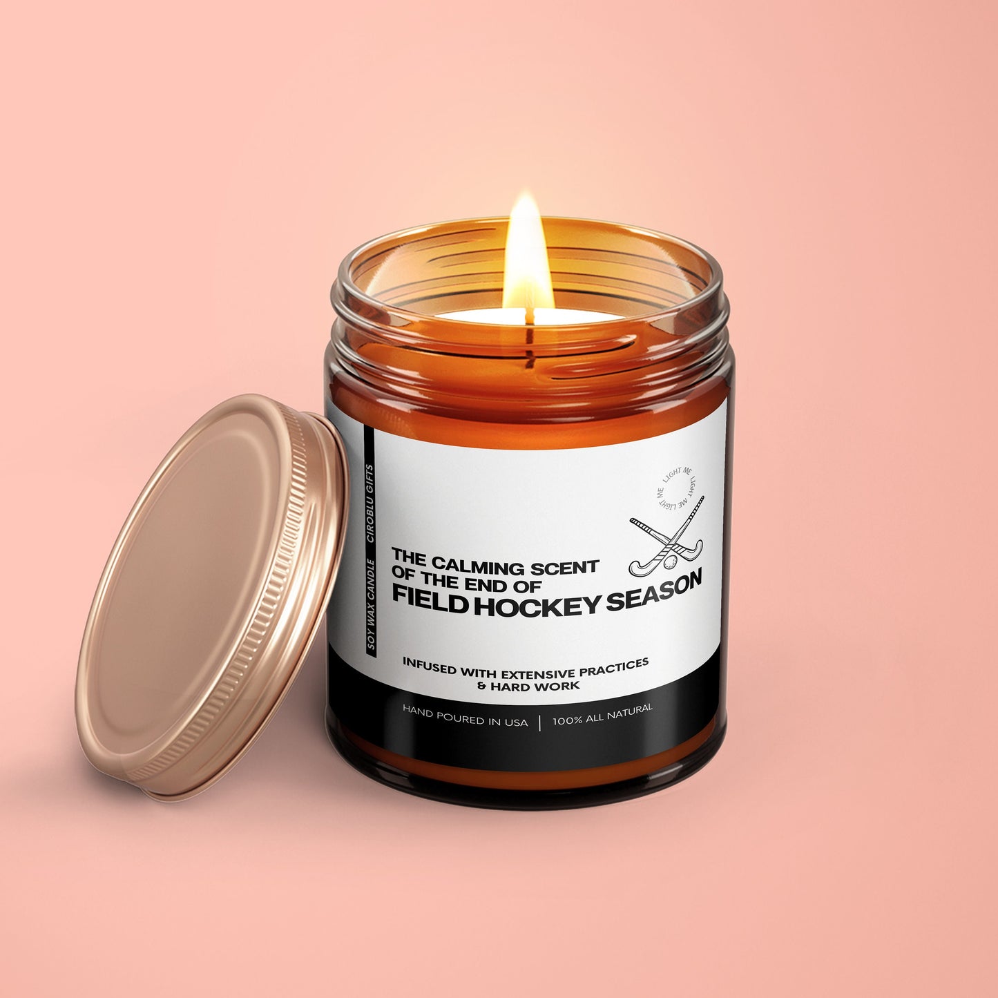 Field Hockey Candle Gift For Coach Field Hockey Coach Mom Dad Field Hockey Player Funny Coach Appreciation Gifts End Of Season