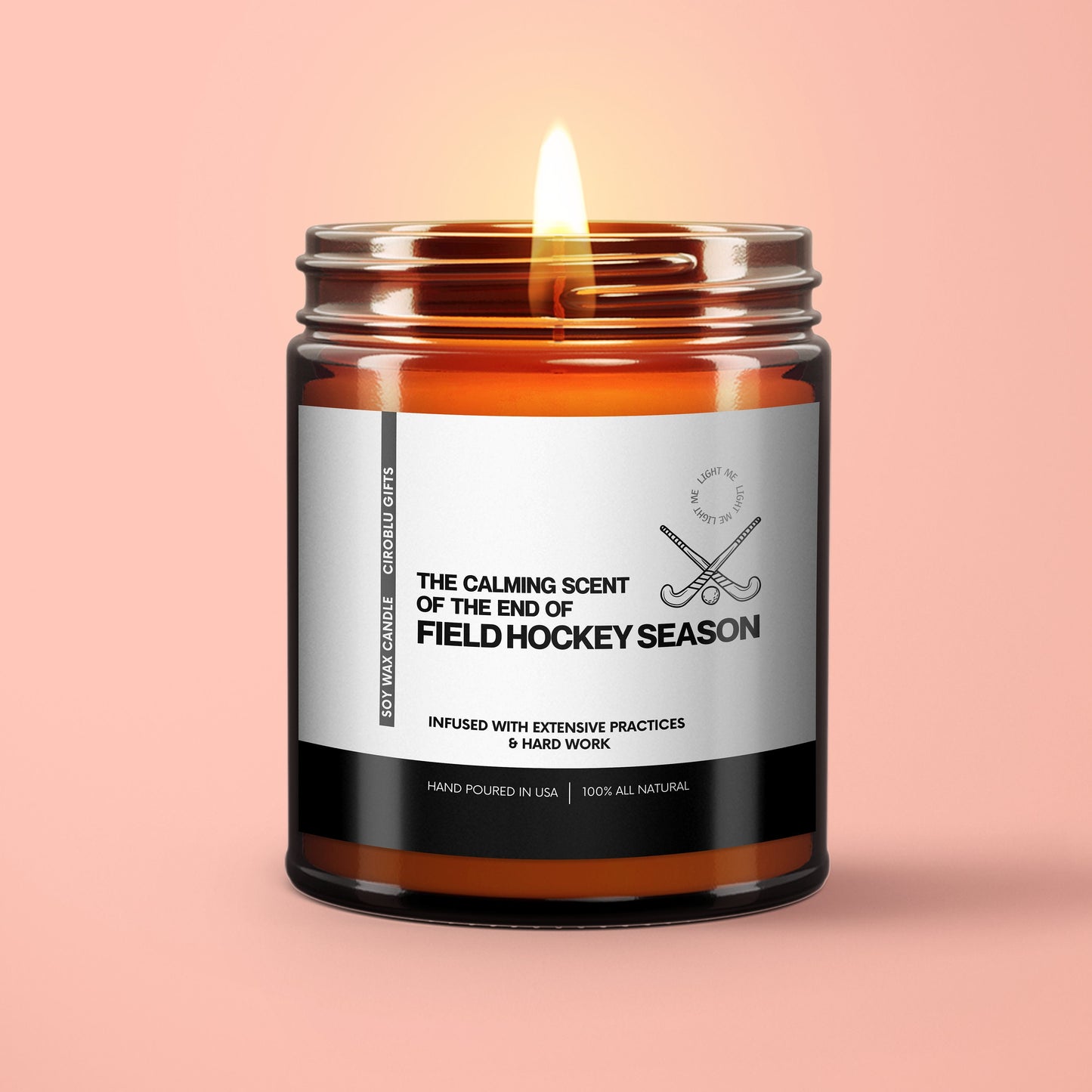Field Hockey Candle Gift For Coach Field Hockey Coach Mom Dad Field Hockey Player Funny Coach Appreciation Gifts End Of Season