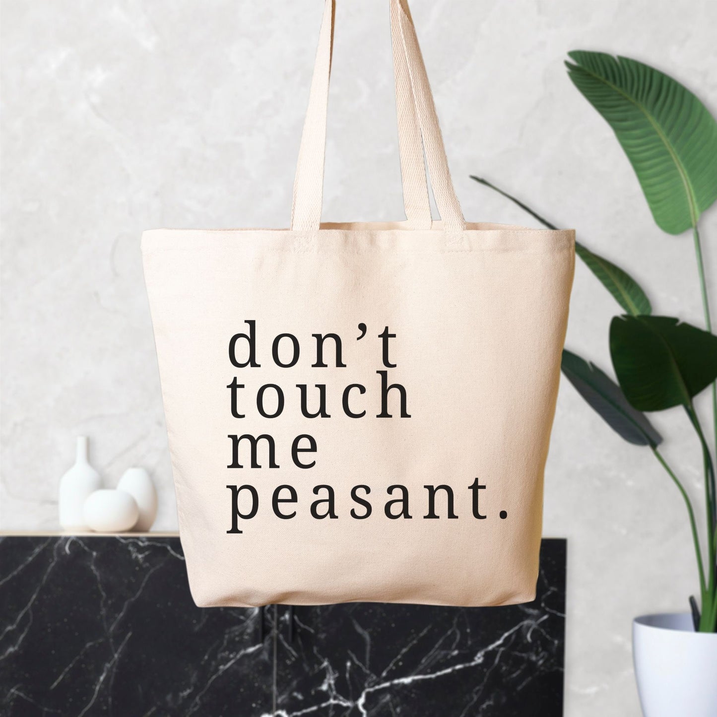 Funny Sarcastic Tote Bag Quote Natural Cotton Shopping School Shoulder Bag Mental Health Humour Fun Joke Gift Idea Tote Bag for Errands