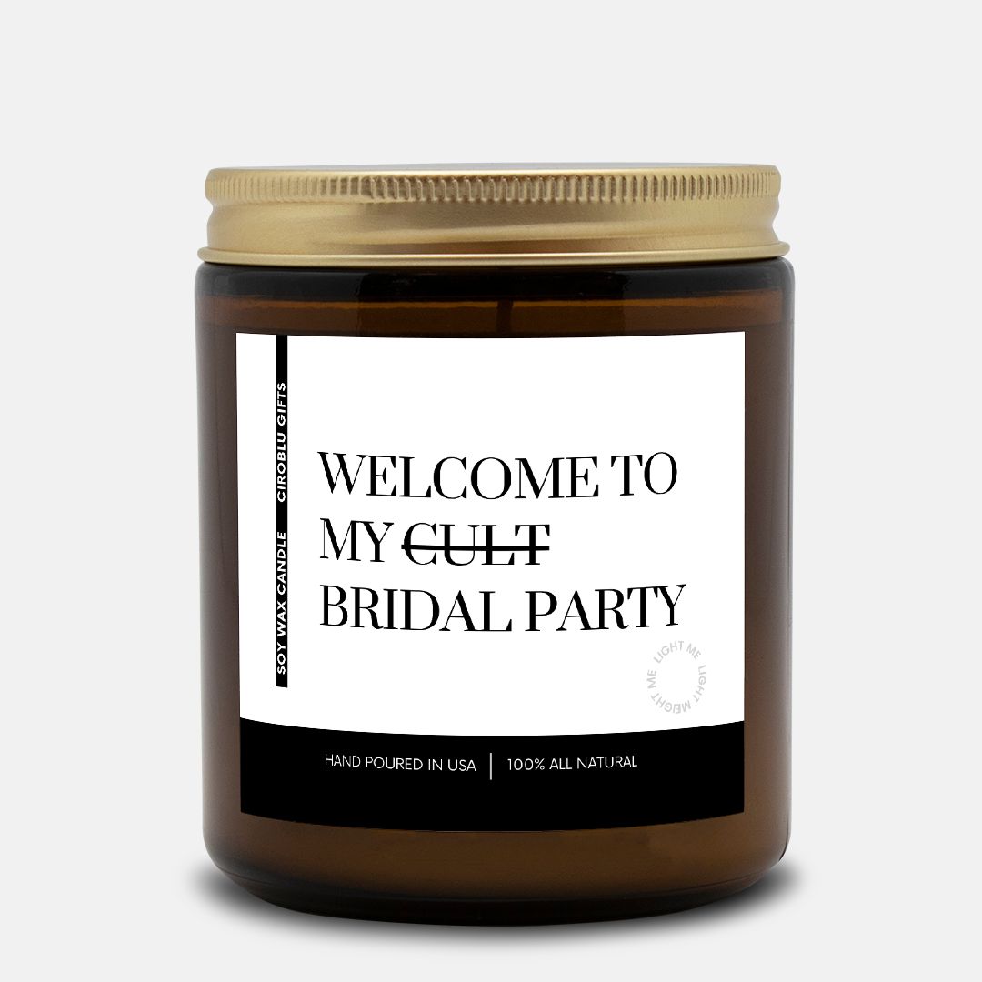 Bridesmaid Gift Personalized Funny Bridesmaid Candle Cute Bridal Party Gift Bridesmaid Ask Gift Perfect Bridesmaid For Bridal Party
