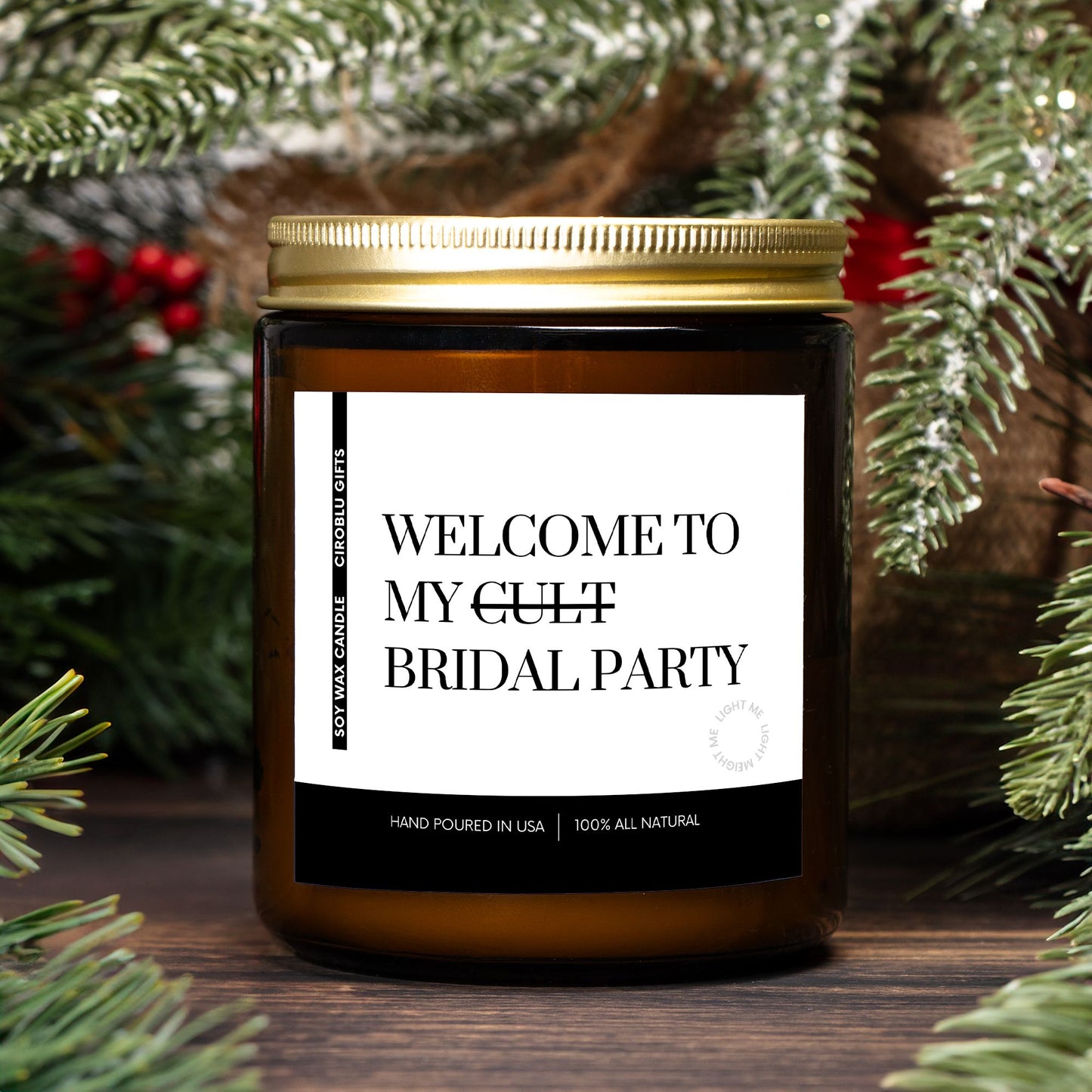 Bridesmaid Gift Personalized Funny Bridesmaid Candle Cute Bridal Party Gift Bridesmaid Ask Gift Perfect Bridesmaid For Bridal Party