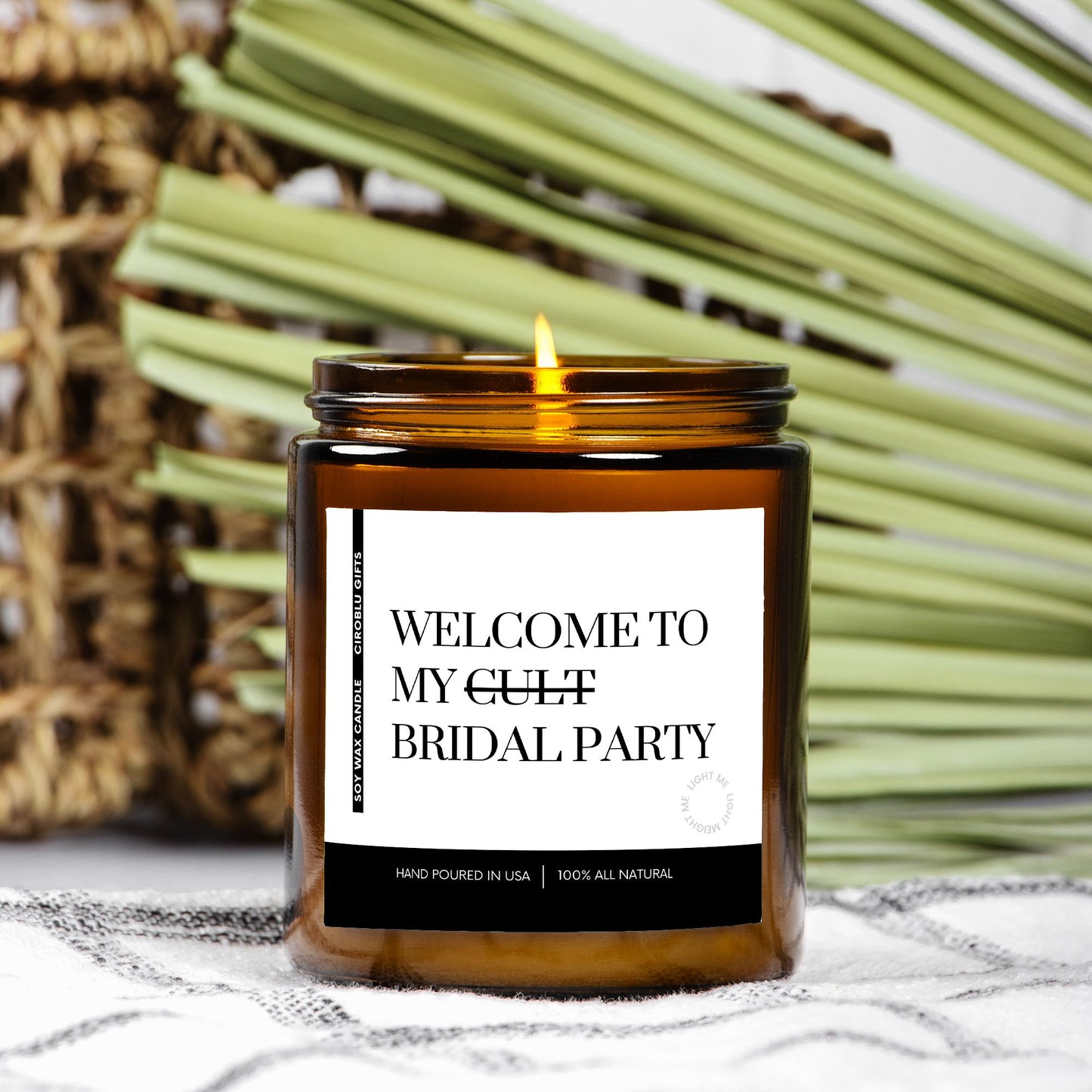 Bridesmaid Gift Personalized Funny Bridesmaid Candle Cute Bridal Party Gift Bridesmaid Ask Gift Perfect Bridesmaid For Bridal Party