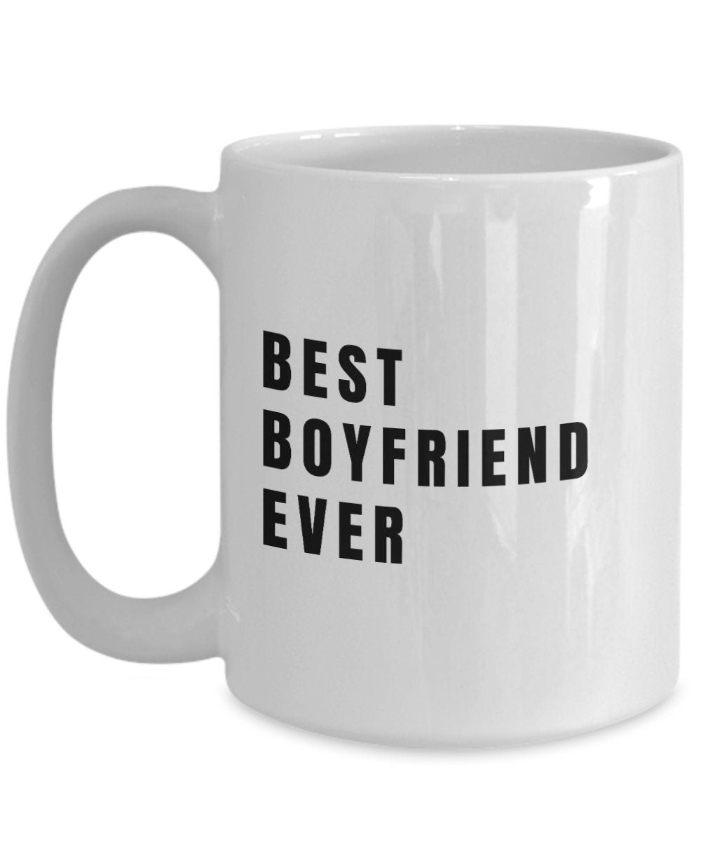 Coffee Mug For Boyfriend, Best Boyfriend Ever, Gift For Him, Present For Boyfriend, Cute Mug, Birthday Gift Idea, National Boyfriend Day