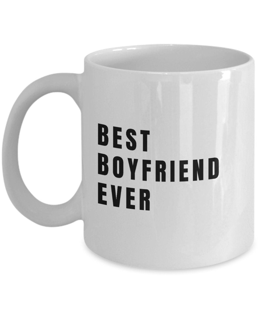 Coffee Mug For Boyfriend, Best Boyfriend Ever, Gift For Him, Present For Boyfriend, Cute Mug, Birthday Gift Idea, National Boyfriend Day