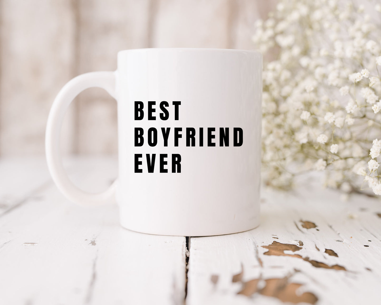 Coffee Mug For Boyfriend, Best Boyfriend Ever, Gift For Him, Present For Boyfriend, Cute Mug, Birthday Gift Idea, National Boyfriend Day