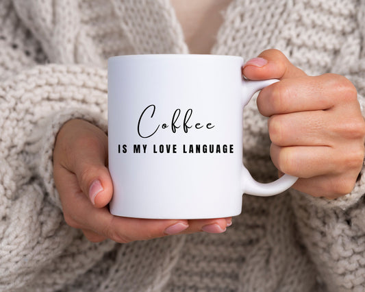 Coffee is my Love Language, Coffee Addict Lover, Iced Coffee, Coffee Queen, Gift for Her