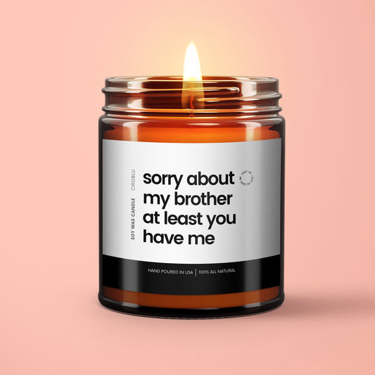 Funny Gift For Momma Raise my Brother Funny Candle Mom funny mothers day gift mom birthday gifts for mom Sibling Candle