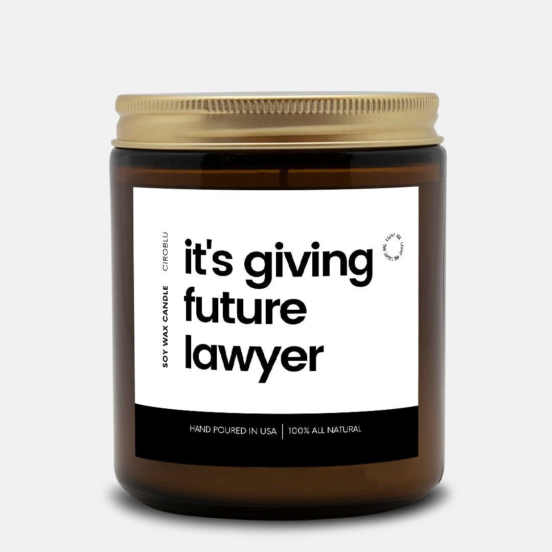 You Took The Bar Custom Lawyer Gift For New Lawyer Candle Gift For Lawyer Becoming a New Lawyer Gift Idea Graduation Gift For Laywer