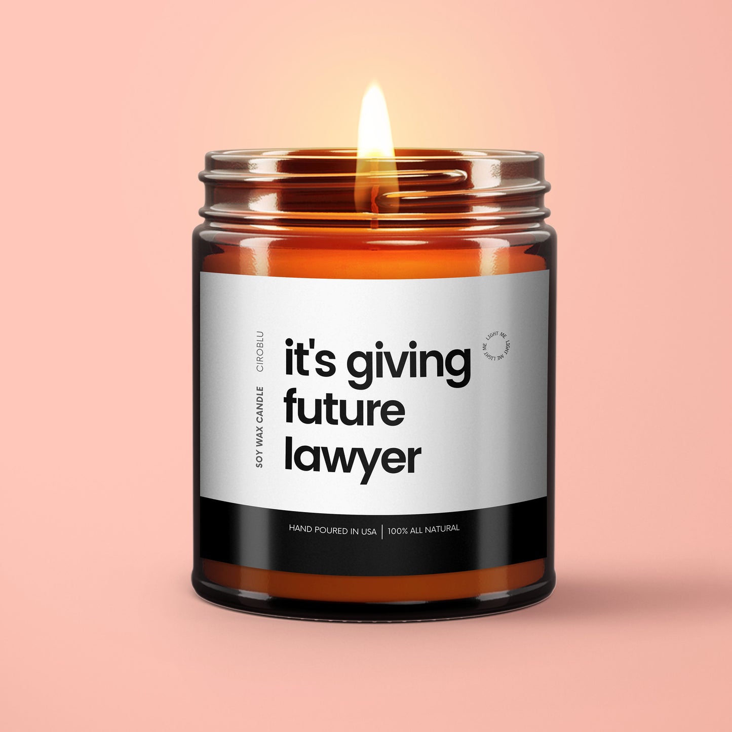 You Took The Bar Custom Lawyer Gift For New Lawyer Candle Gift For Lawyer Becoming a New Lawyer Gift Idea Graduation Gift For Laywer