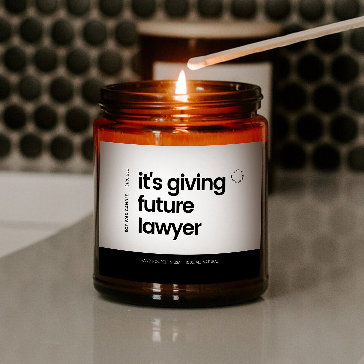 You Took The Bar Custom Lawyer Gift For New Lawyer Candle Gift For Lawyer Becoming a New Lawyer Gift Idea Graduation Gift For Laywer