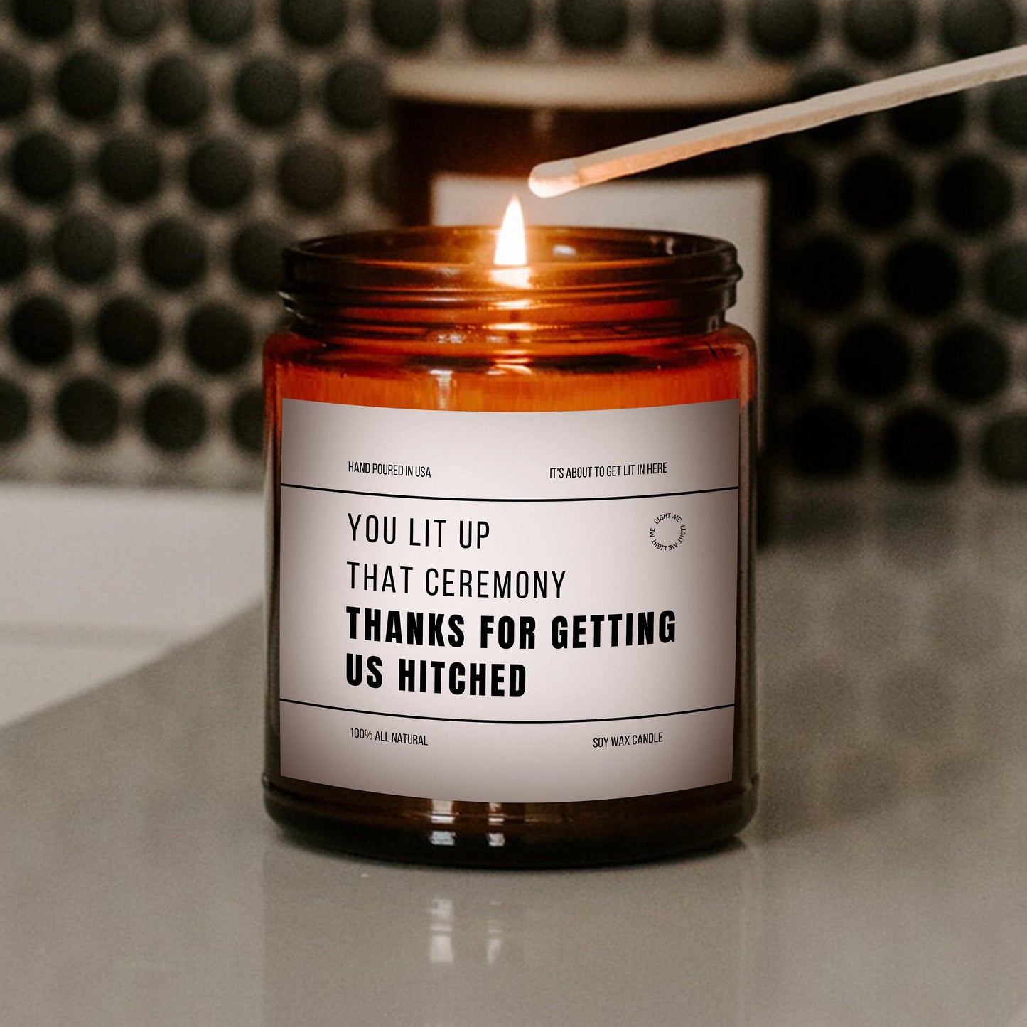 Officiant Gift Wedding Officiant Gift Funny Thank You Appreciation for Officiator Officiant Proposal Soy Wax Candle Officiant Thank You Gift