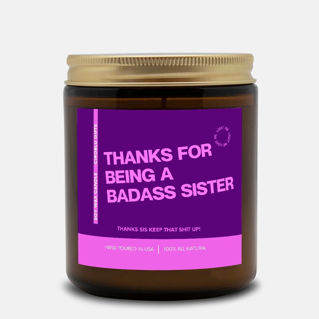 Sister Bday Candle Sister Gift Sister Birthday Gift Sister Candles Funny Candles Funny Candle for Her Funny Sister Gift Gifts For Her