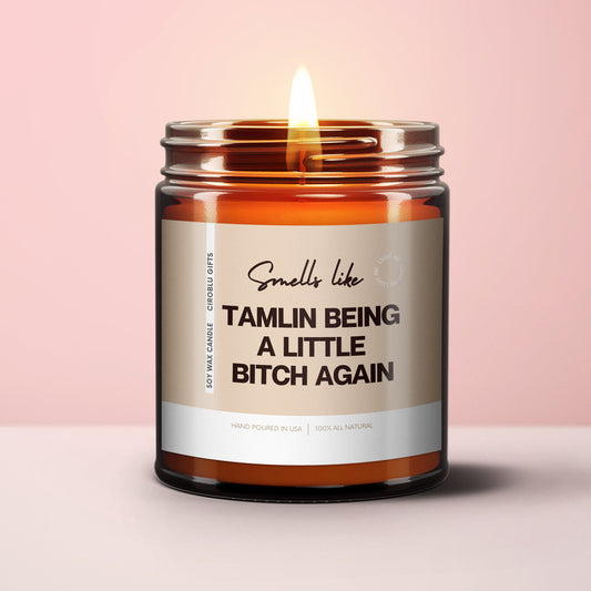 ACOTAR Funny Tamlin Candle Gift A Court of Thorns Spring Court Rhys Candle Smut Book Scented Soy 9oz Candle Gifts for Tamlin Book Lovers