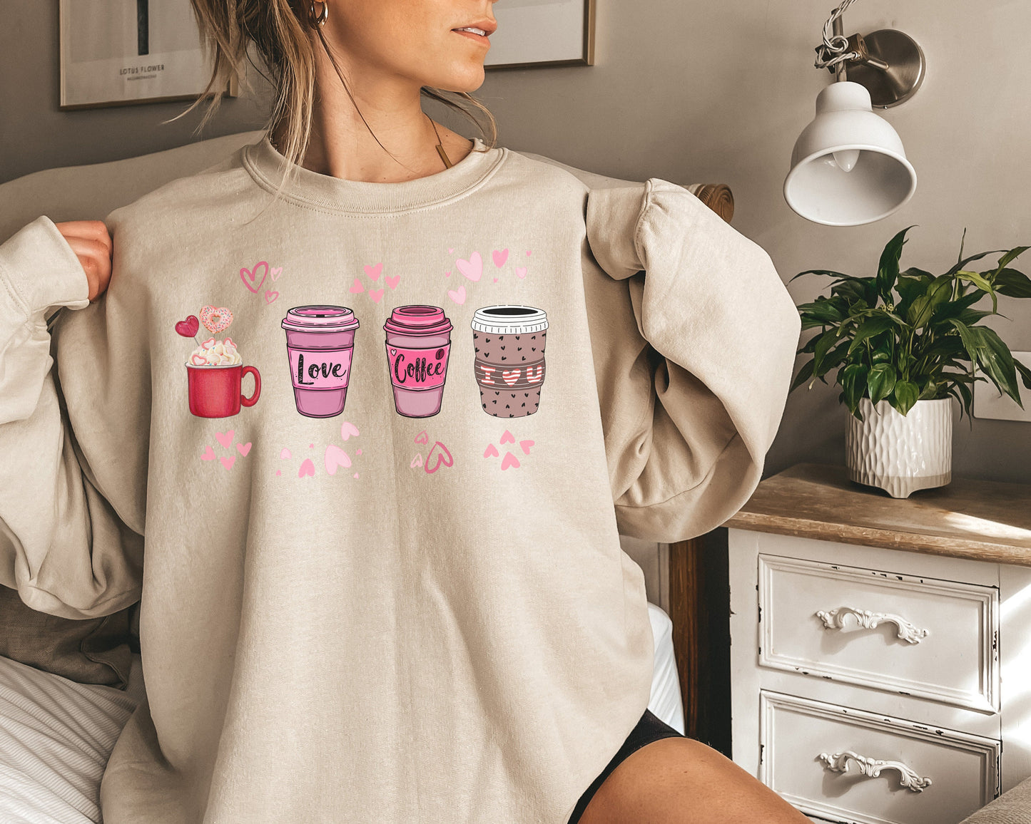 Perfect Valentines Love Sweater Womens Valentines Day Sweatshirt Valentine Coffee Sweatshirt Womens Valentines Day Sweater Valentines Day