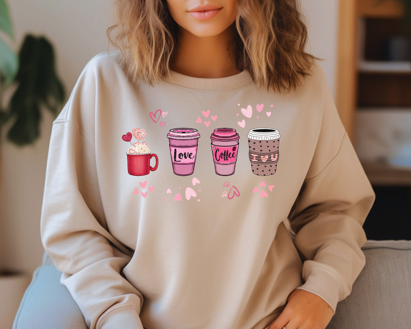 Perfect Valentines Love Sweater Womens Valentines Day Sweatshirt Valentine Coffee Sweatshirt Womens Valentines Day Sweater Valentines Day