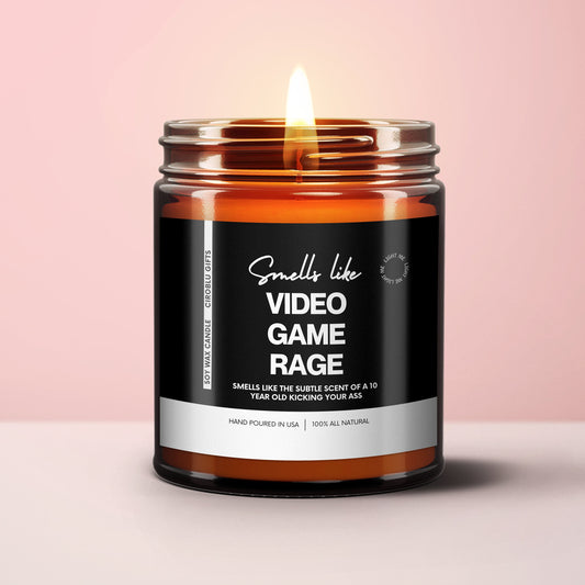 Funny Video Game Rage Candle Funny Gamer Candle Gift for Video Game Lover Funny Video Game Candle Video Game Gift Gamer Gift for Boyfriend