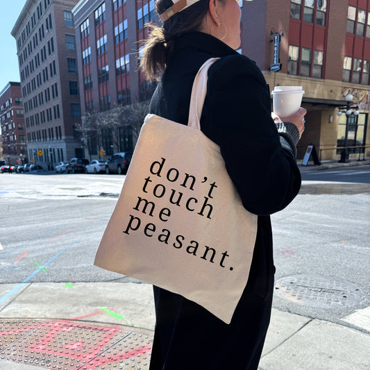 Funny Sarcastic Tote Bag Quote Natural Cotton Shopping School Shoulder Bag Mental Health Humour Fun Joke Gift Idea Tote Bag for Errands